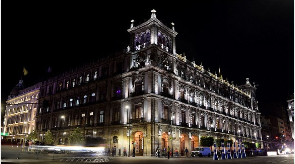 Mexico city, Private tour, Night tour, Zocalo de noche